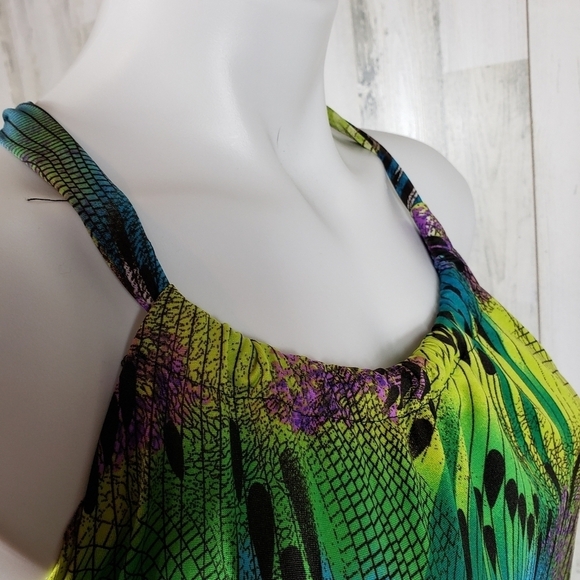 R. Mark's bright colorful mini dress size small - Picture 4 of 10